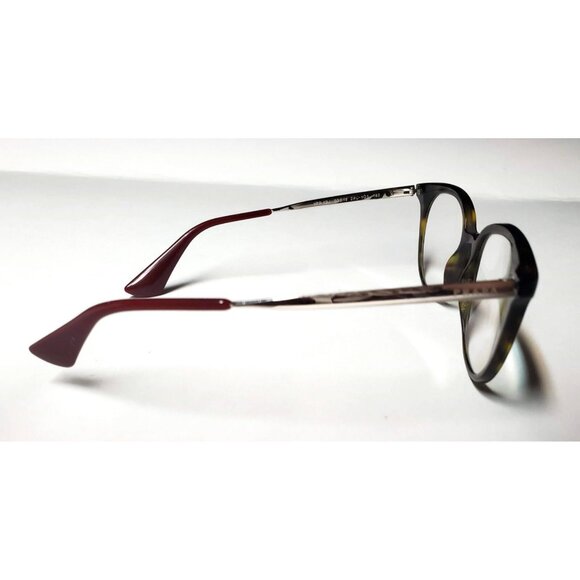 PRADA VPR 13U 2AU-101 50 18 140 EYEGLASSES TORTOISE SILVER FRAME MADE IN ITALY - Picture 4 of 10